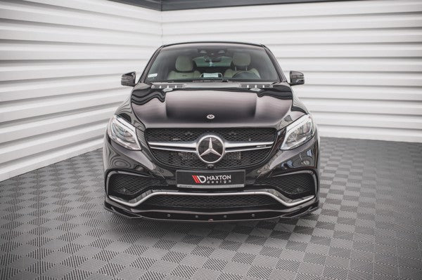 Maxton Front Splitter V.2 Mercedes-Benz Gle Coupe 63Amg C292 - Gloss Black