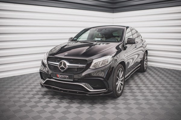 Maxton Front Splitter V.2 Mercedes-Benz Gle Coupe 63Amg C292 - Gloss Black