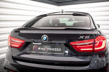 Maxton Spoiler Cap 3D V.1 BMW X6 M-Pack F16 - Gloss Black