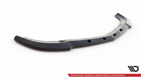 Maxton Front Splitter V.2 Mercedes-Benz C Coupe Amg-Line C204 - Gloss Black
