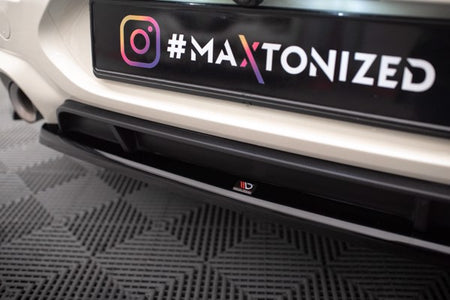 Maxton Central Rear Splitter For Mini Cooper Clubman John Cooper Works F54 Facelift - Gloss Black