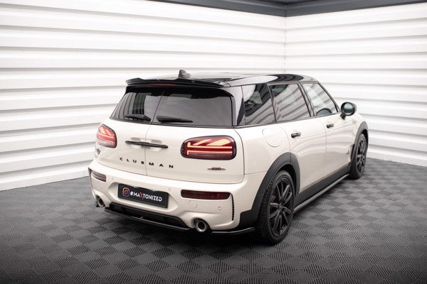 Maxton Central Rear Splitter For Mini Cooper Clubman John Cooper Works F54 Facelift - Gloss Black