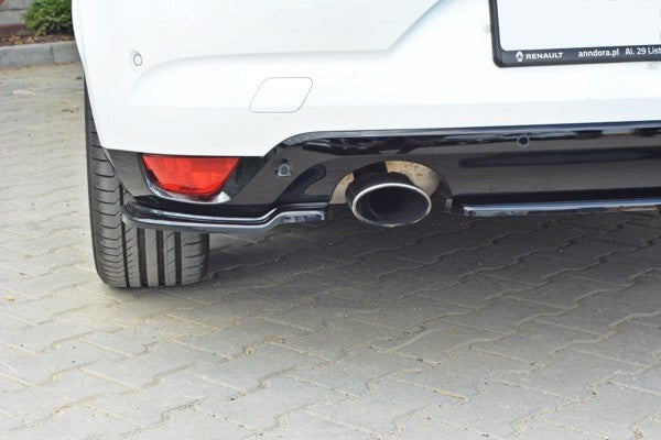 Maxton Rear Side Splitters Renault Megane Mk4 Hatchback - Gloss Black