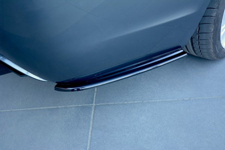 Maxton Rear Side Splitters For BMW 5 E60/E61 M-Pack - Gloss Black