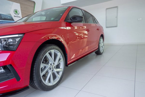 Maxton Side Skirts Diffusers Skoda Scala - Gloss Black