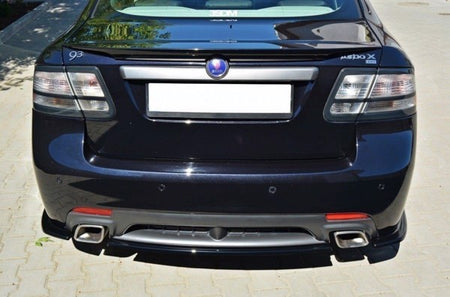 Maxton Rear Side Splitters Saab 9-3 Turbo X - Gloss Black