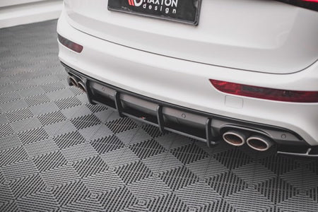 Maxton Street Pro Rear Diffuser Audi Sq5 Mk1 (8R) - Black