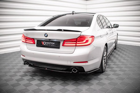 Maxton Rear Side Splitters BMW 5 G30 - Gloss Black