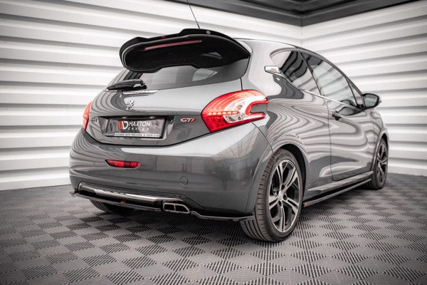 Maxton Rear Side Splitters Peugeot 208 Gti Mk1 - Gloss Black