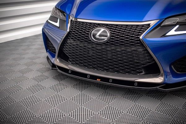 Maxton Front Splitter V.2 Lexus Gs F Mk4 Facelift - Gloss Black