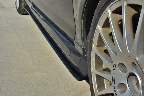 Maxton Side Skirts Diffusers Opel Corsa D Opc / Vxr - Gloss Black
