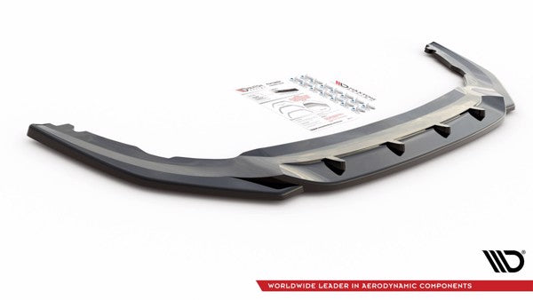Maxton Front Splitter V.2 Volkswagen Golf 8 Gti Clubsport - Gloss Black