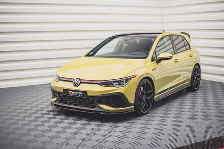 Maxton Front Splitter V.2 Volkswagen Golf 8 Gti Clubsport - Gloss Black