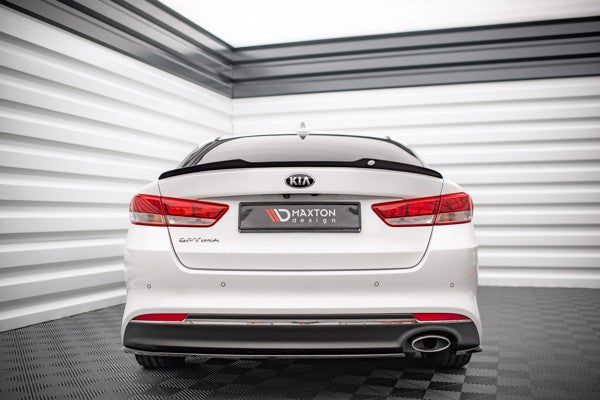 Maxton Spoiler Cap Kia Optima Mk4 - Gloss Black