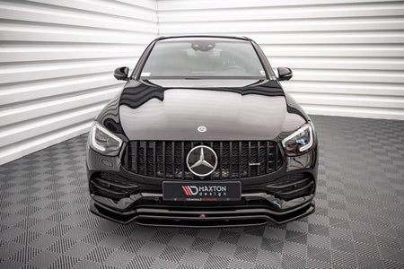 Maxton Front Splitter Mercedes-Benz Glc Coupe Amg-Line C253 Facelift - Gloss Black