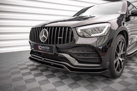 Maxton Front Splitter Mercedes-Benz Glc Coupe Amg-Line C253 Facelift - Gloss Black
