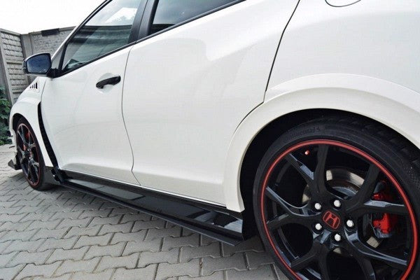 Maxton Racing Side Skirts Diffusers Honda Civic Ix Type R