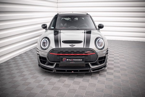 Maxton Front Splitter V.3 Mini Cooper Clubman John Cooper Works F54  - Gloss Black