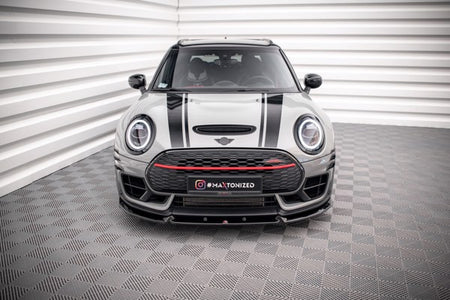 Maxton Front Splitter V.3 Mini Cooper Clubman John Cooper Works F54  - Gloss Black