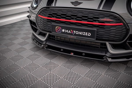 Maxton Front Splitter V.3 Mini Cooper Clubman John Cooper Works F54  - Gloss Black