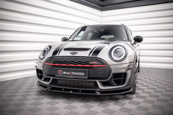 Maxton Front Splitter V.3 Mini Cooper Clubman John Cooper Works F54  - Gloss Black