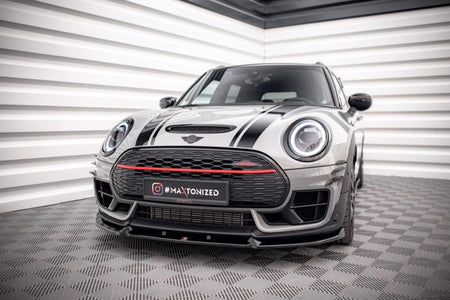 Maxton Front Splitter V.3 Mini Cooper Clubman John Cooper Works F54  - Gloss Black