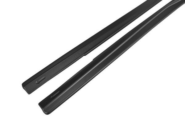 Maxton Side Skirts Diffusers Mercedes A W176/ Cla 117 Amg/ Cla 117 Amg Line Facelift - Gloss Black