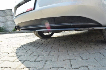 Maxton Central Rear Splitter Alfa Romeo 159 (Without Vertical Bars) - Gloss Black