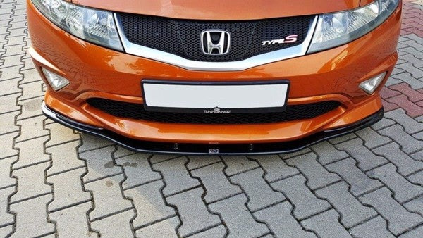 Maxton Front Splitter Honda Civic VIii Type S/R - Gloss Black
