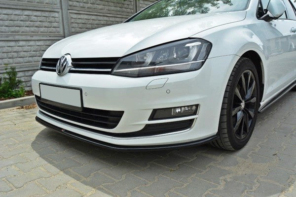 Maxton Front Splitter VW Golf VII - Gloss Black