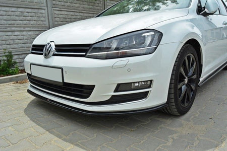 Maxton Front Splitter VW Golf VII - Gloss Black
