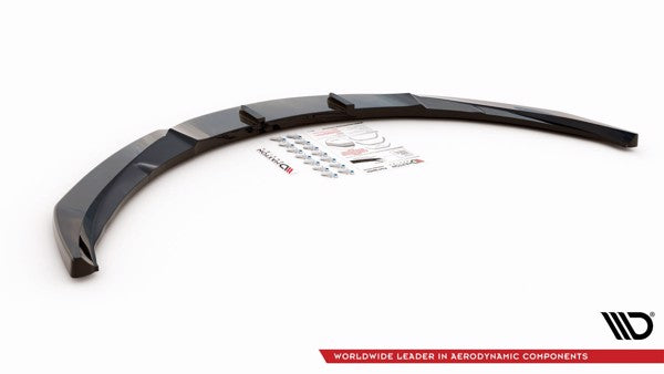 Maxton Front Splitter V.2 Opel Insignia Mk. 1 Opc Facelift - Gloss Black