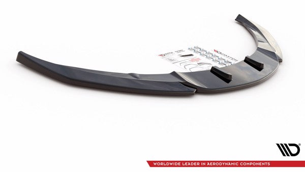 Maxton Front Splitter V.2 Opel Insignia Mk. 1 Opc Facelift - Gloss Black
