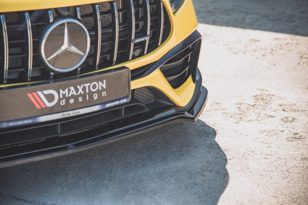 Maxton Front Splitter V.1 Mercedes-Amg A 45 S W177 - Gloss Black
