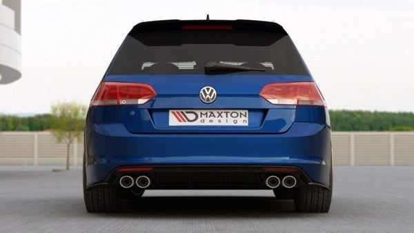 Maxton Rear Side Splitters VW Golf Mk7 R Estate - Gloss Black