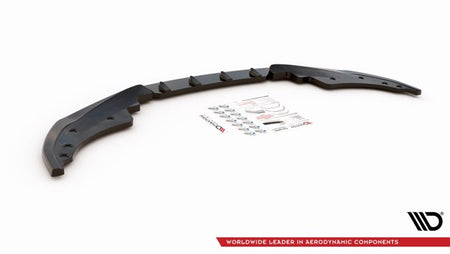 Maxton Front Splitter V.1 BMW 4 M-Pack G22 - Gloss Black