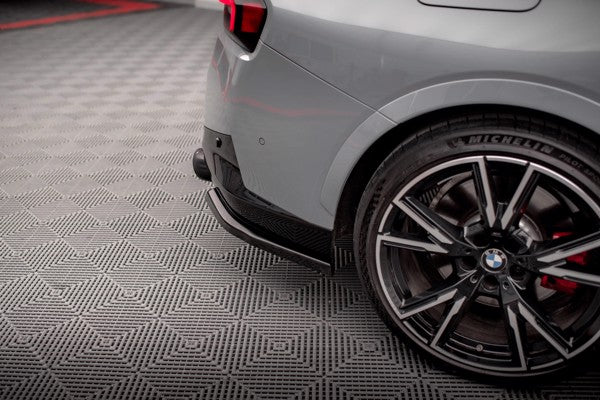 Maxton Rear Side Splitters V.2 BMW 2 Coupe M240I G42 - Gloss Black