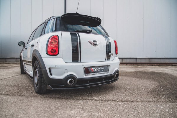 Maxton Central Rear Splitter Mini Countryman Mk1 Jcw - Gloss Black