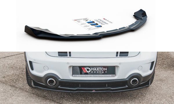 Maxton Central Rear Splitter Mini Countryman Mk1 Jcw - Gloss Black
