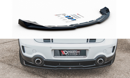 Maxton Central Rear Splitter Mini Countryman Mk1 Jcw - Gloss Black