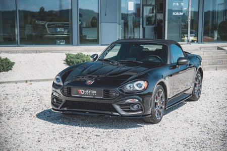 Maxton Front Splitter Fiat 124 Spider Abarth - Gloss Black