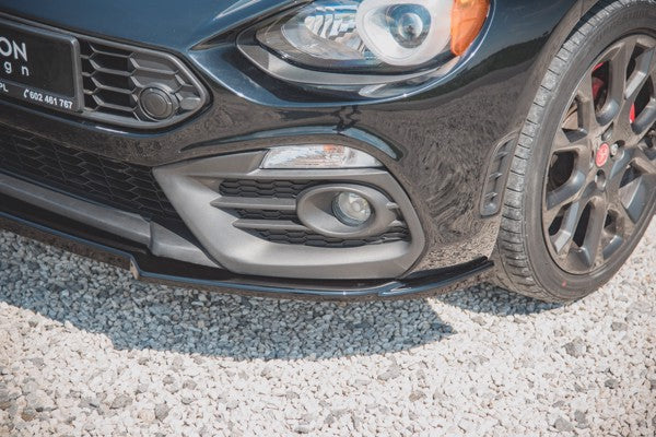 Maxton Front Splitter Fiat 124 Spider Abarth - Gloss Black