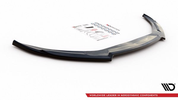 Maxton Front Splitter Fiat 124 Spider Abarth - Gloss Black