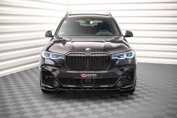 Maxton Front Splitter V.2 BMW X7 M G07 - Gloss Black