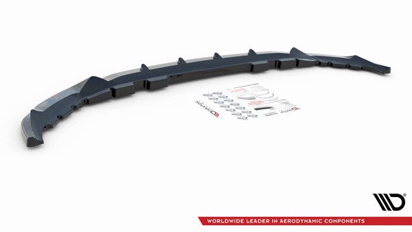 Maxton Front Splitter V.2 BMW X7 M G07 - Gloss Black