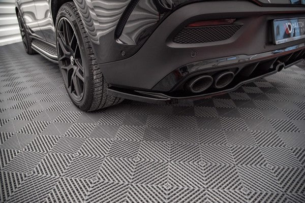 Maxton Central Rear Splitter (With Vertical Bars) Mercedes-Amg Gle Coupe C167 - Gloss Black