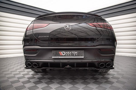 Maxton Central Rear Splitter (With Vertical Bars) Mercedes-Amg Gle Coupe C167 - Gloss Black