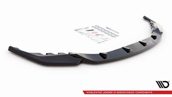 Maxton Front Splitter V.2 BMW M4 G82 - Gloss Black