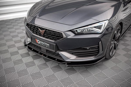 Maxton Front Splitter V.3 Cupra Leon - Gloss Black