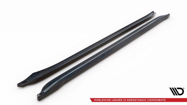 Maxton Side Skirts Diffusers Hyundai Elantra Mk7 - Gloss Black